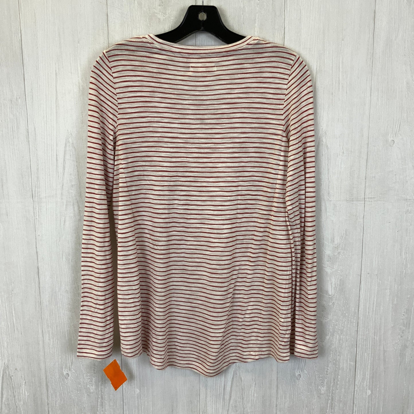 Top Long Sleeve Basic By Madewell In Striped Pattern, Size: Xs