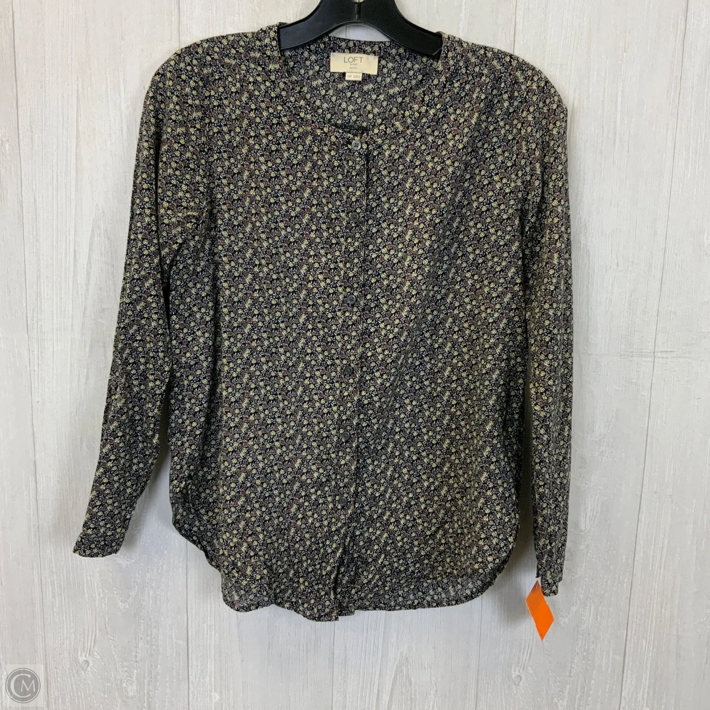Top Long Sleeve By Loft In Black, Size: Xxsp
