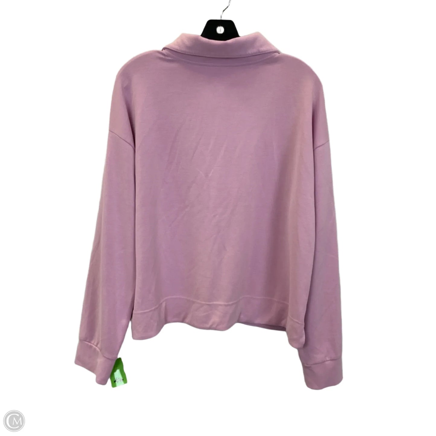 Athletic Top Long Sleeve Collar By Athleta In Pink, Size: Xl