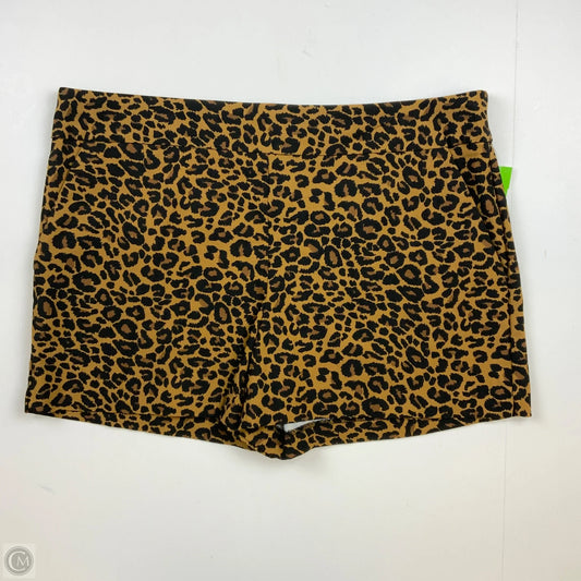 Shorts By Time And Tru In Leopard Print, Size: Xl