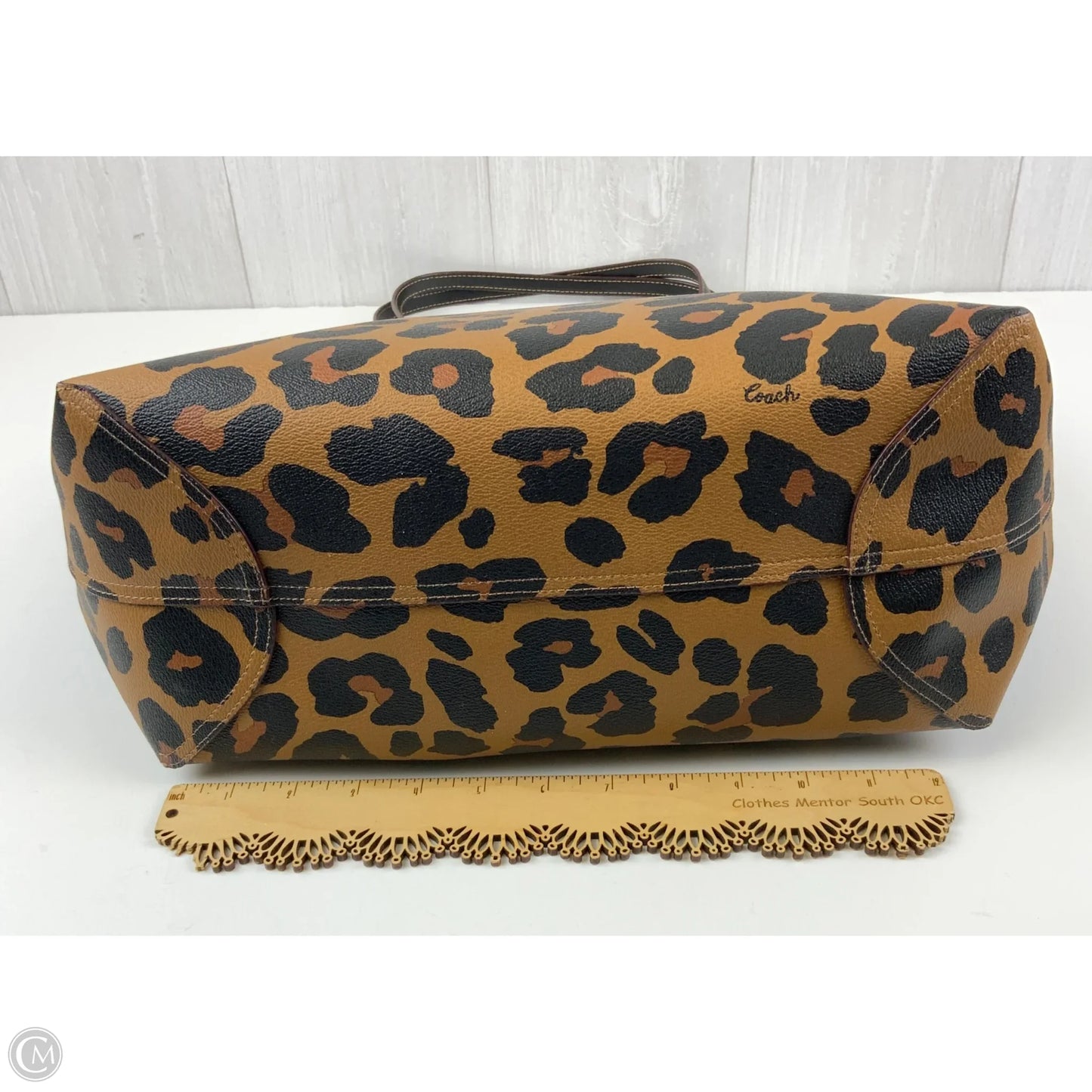 Tote Designer By Coach, Size: Large