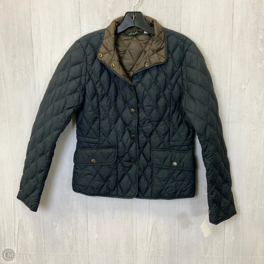 Coat Puffer & Quilted By Eddie Bauer In Navy, Size: S