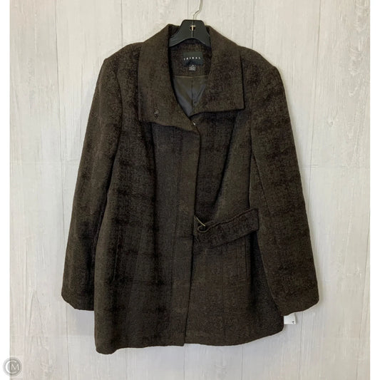 Coat Peacoat By Tribal In Brown, Size: Xl