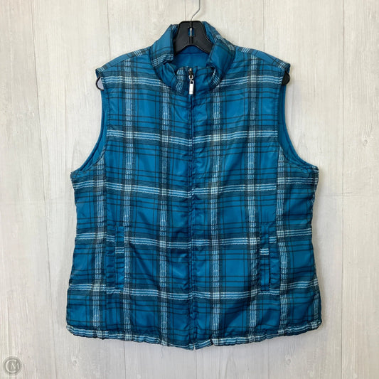 Vest Puffer & Quilted By Izod In Teal, Size: Xl  Other Info: Reversible