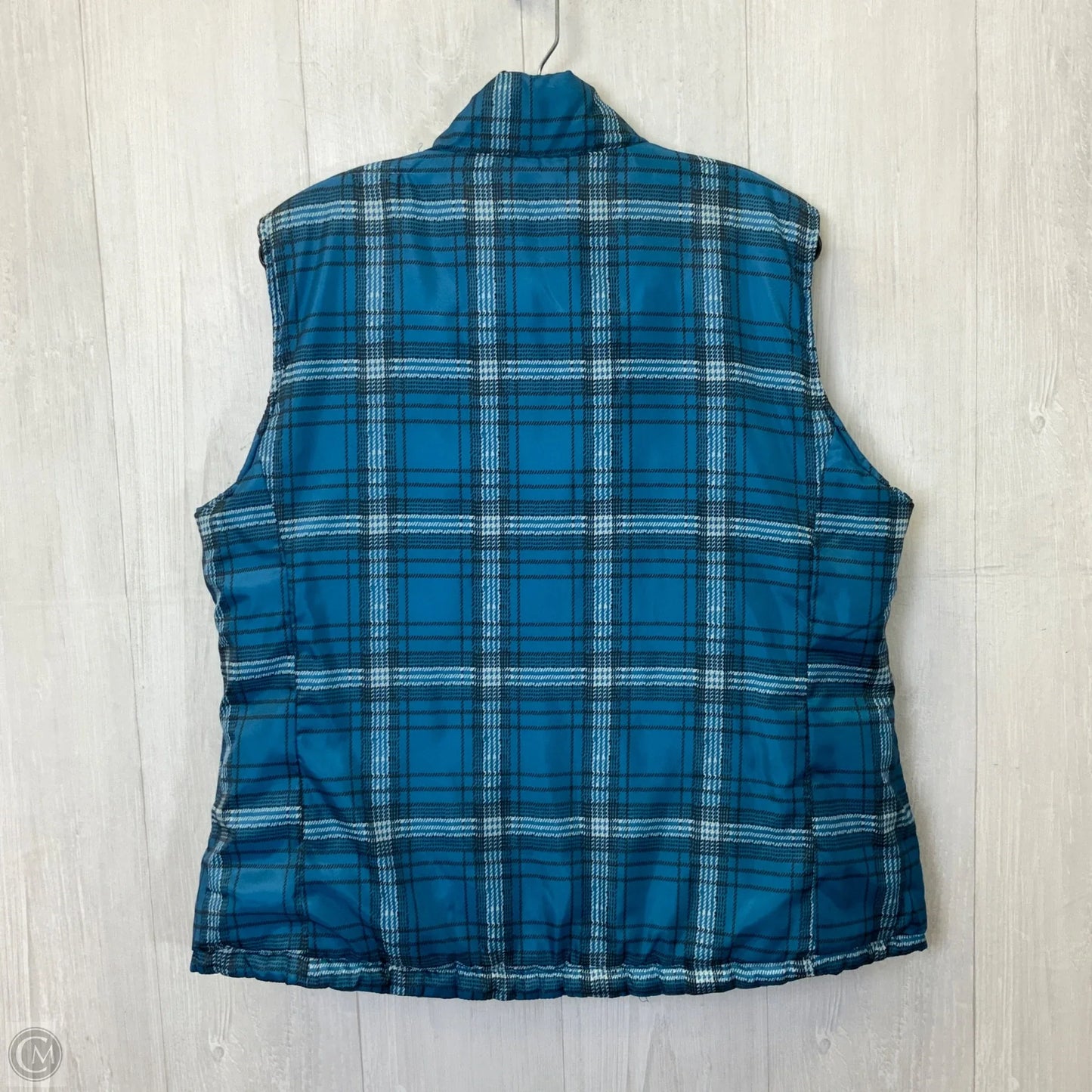 Vest Puffer & Quilted By Izod In Teal, Size: Xl  Other Info: Reversible