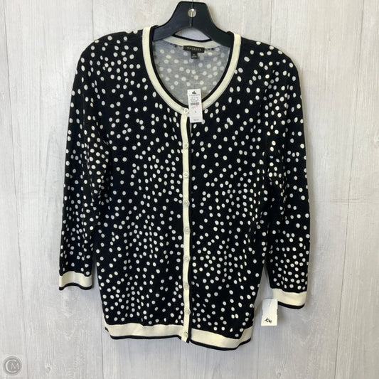 Cardigan By Talbots In Black & White, Size: S