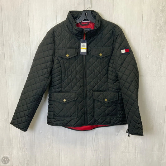Jacket Puffer & Quilted By Tommy Hilfiger In Black, Size: M