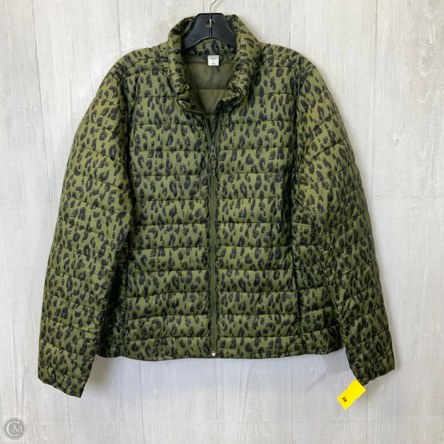 Jacket Puffer & Quilted By Old Navy In Green, Size: L