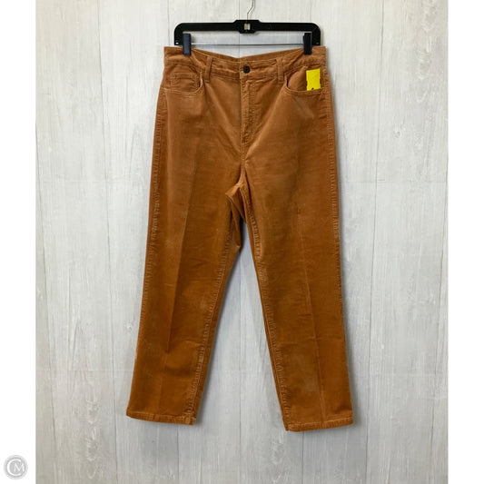 Pants Cropped By Loft In Brown, Size: 10