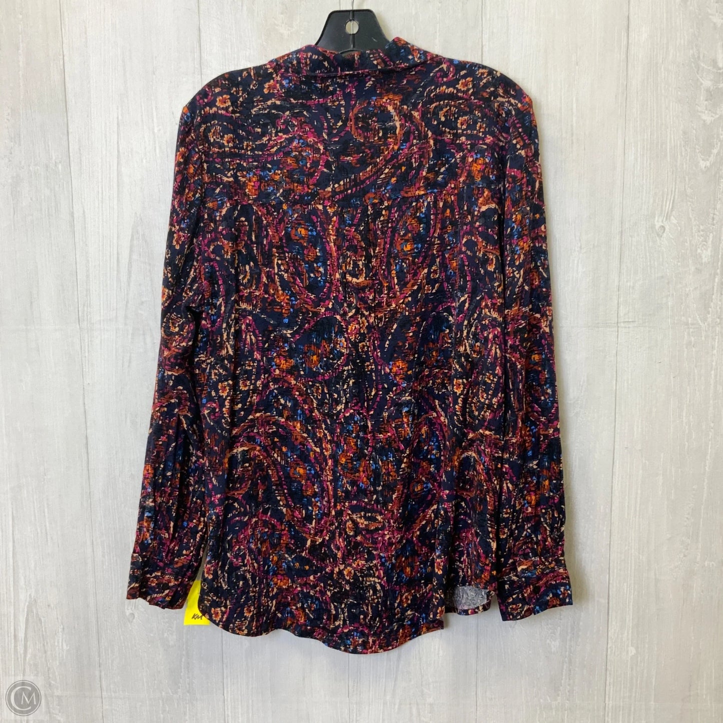 Blouse 3/4 Sleeve By Liverpool In Multi-colored, Size: L
