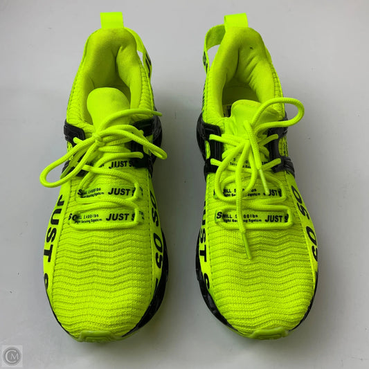 Shoes Athletic By Clothes Mentor In Yellow, Size: 8.5