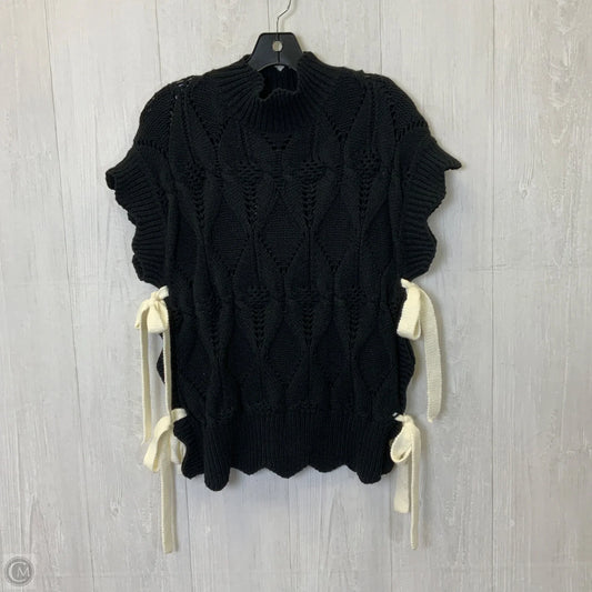 Vest Sweater By Habitat In Black, Size: L