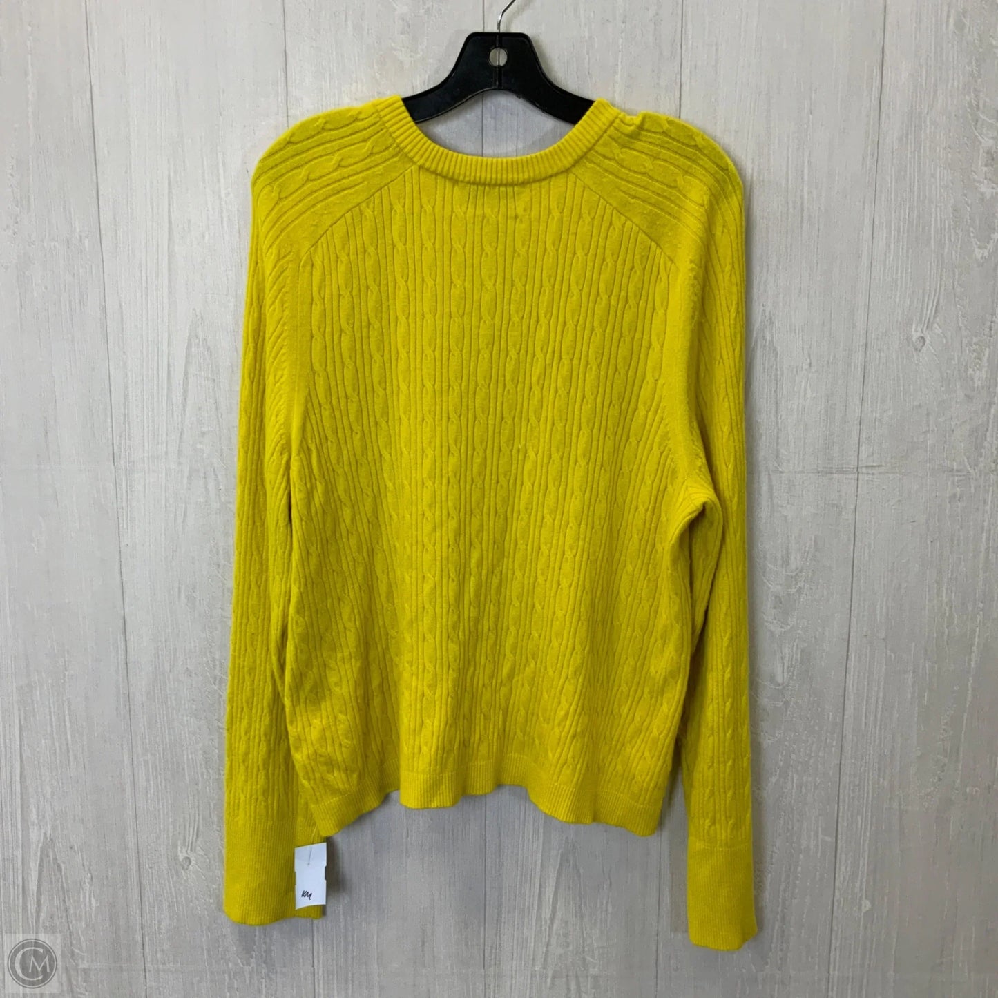 Cardigan By Free Assembly In Yellow, Size: Xxl