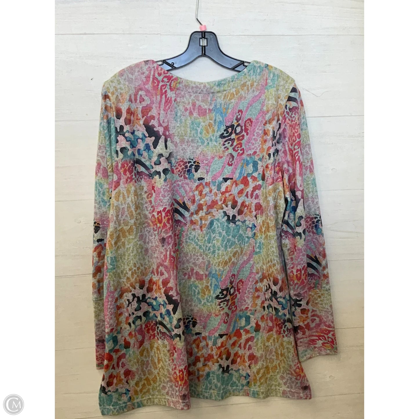 Tunic Long Sleeve By Soft Surroundings In Grey, Size: L