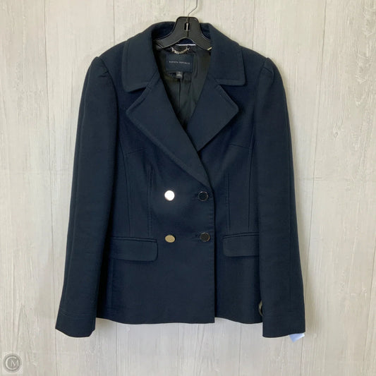 Coat Peacoat By Banana Republic In Navy, Size: L