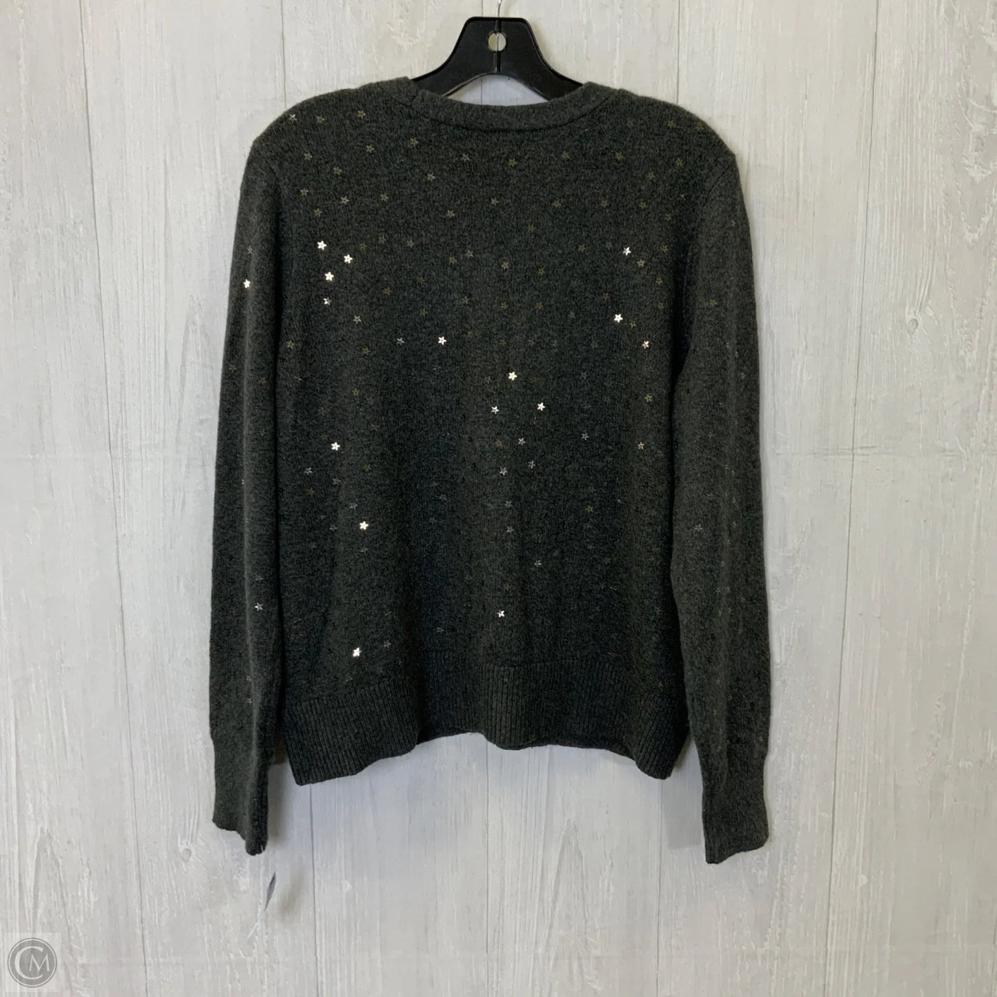 Sweater By Loft In Grey, Size: L