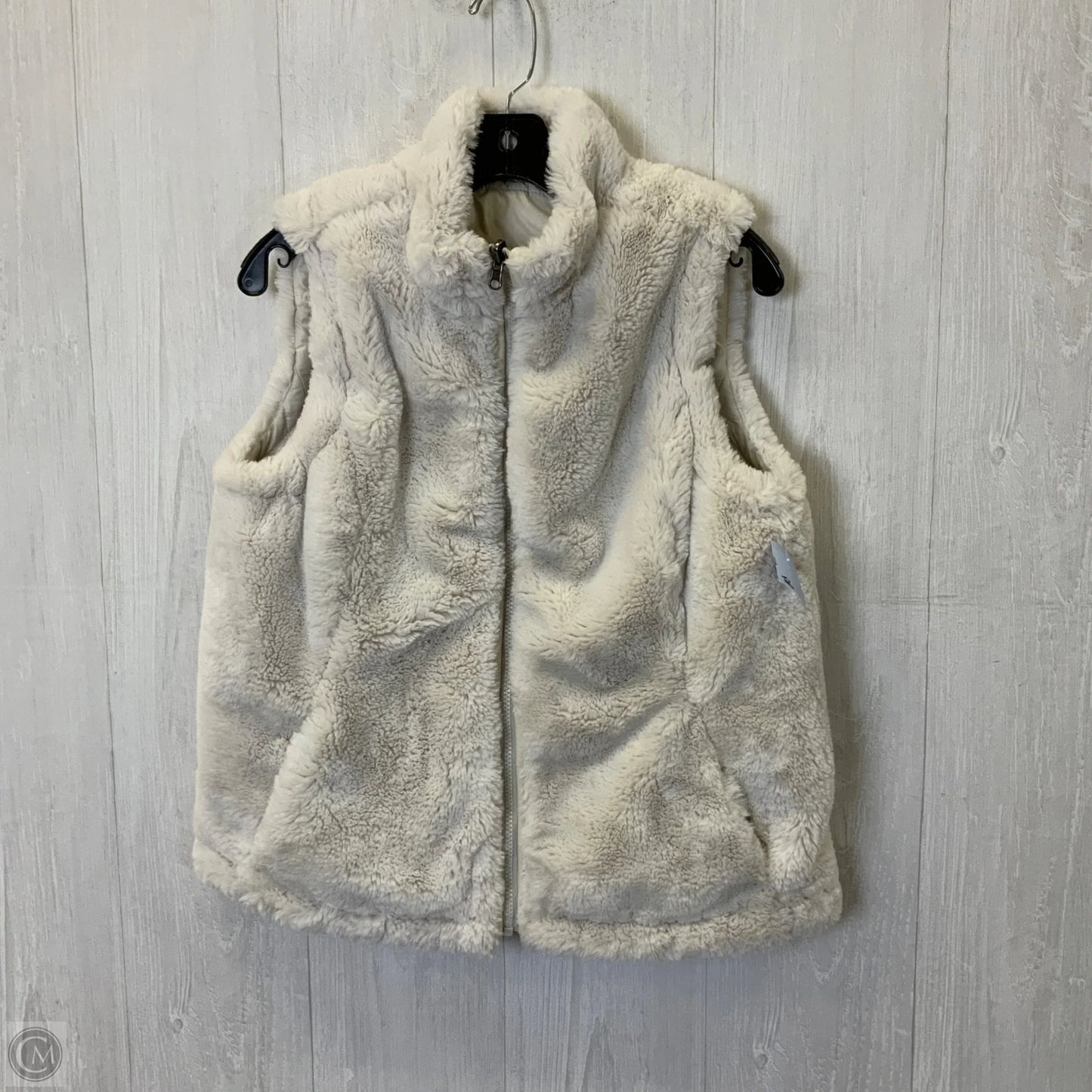 Vest Faux Fur & Sherpa By Nicole By Nicole Miller In White, Size: S