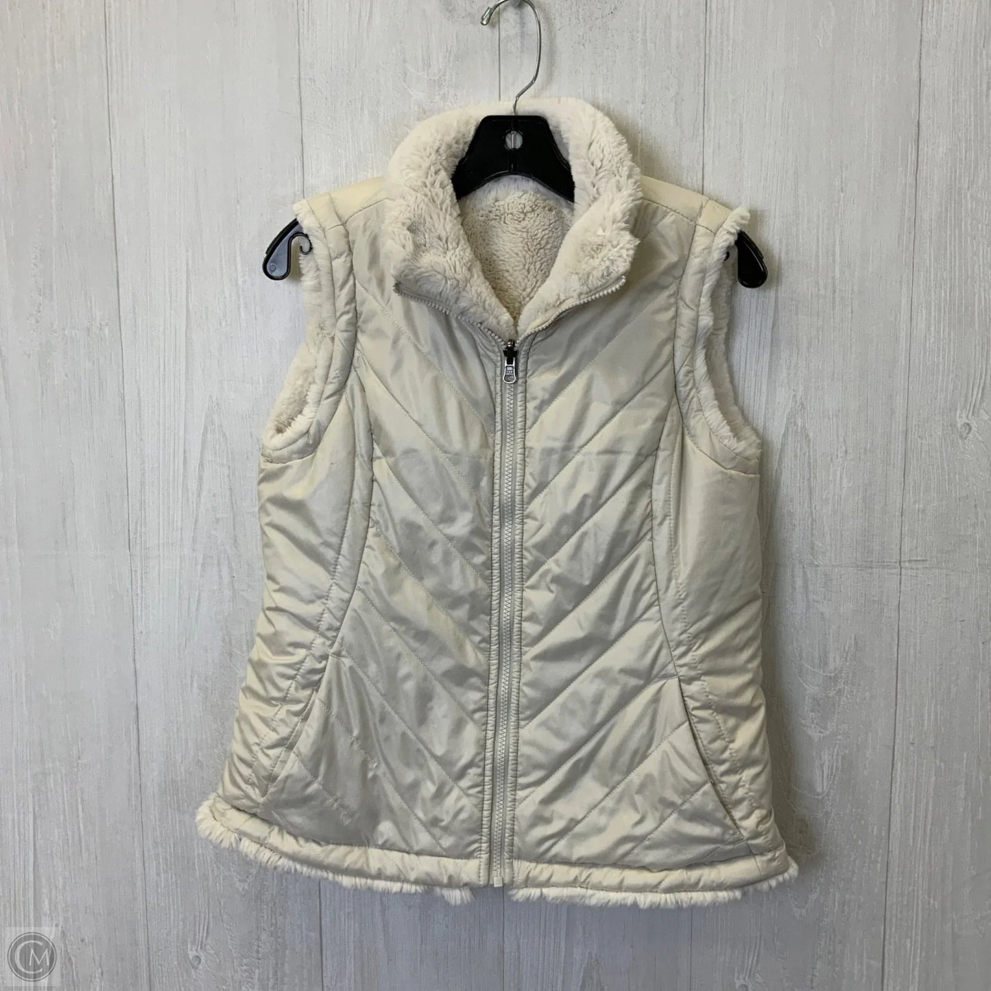 Vest Faux Fur & Sherpa By Nicole By Nicole Miller In White, Size: S