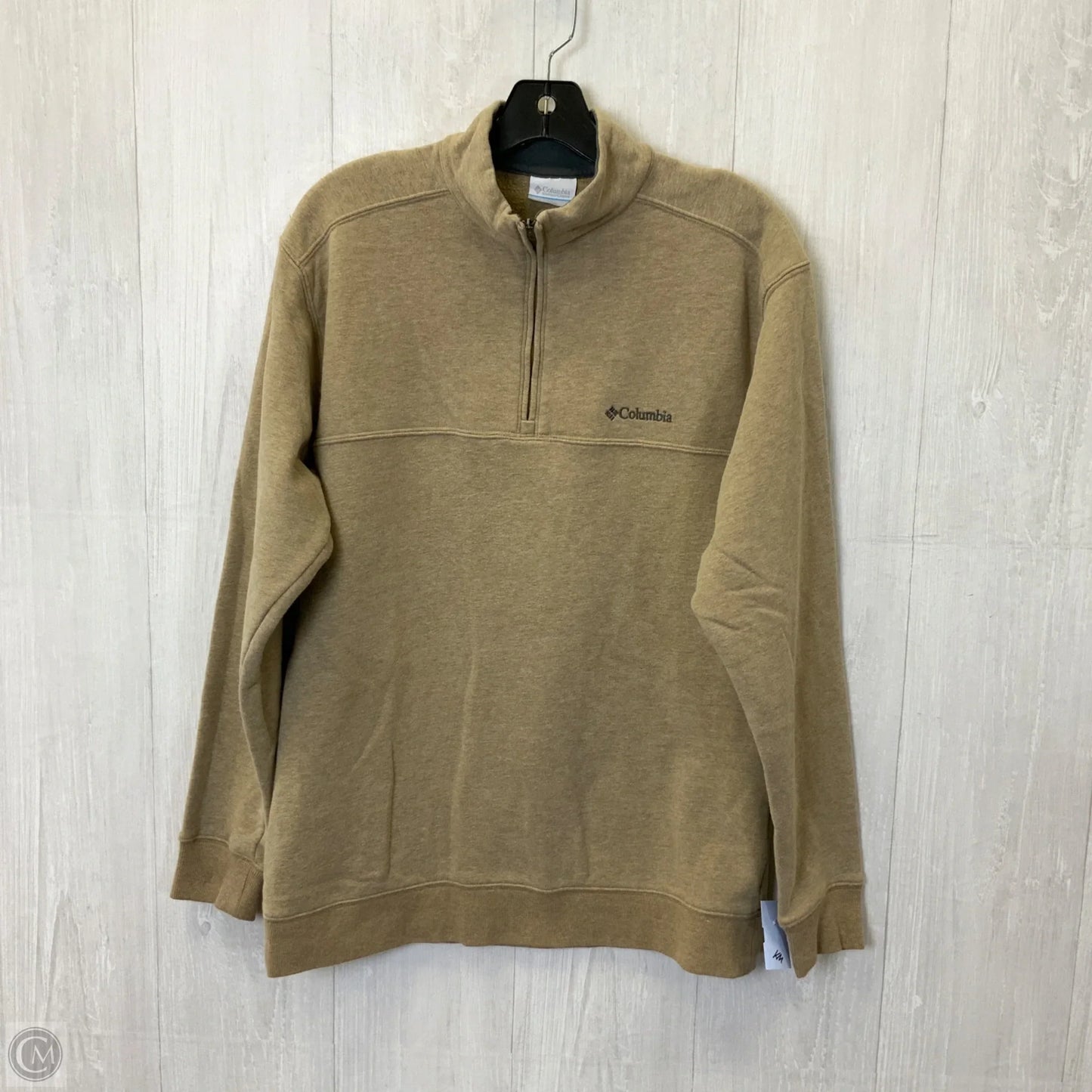 Sweatshirt Collar By Columbia In Tan, Size: M