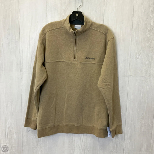 Sweatshirt Collar By Columbia In Tan, Size: M