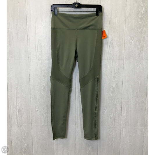 Athletic Leggings By Mono B In Green, Size: M