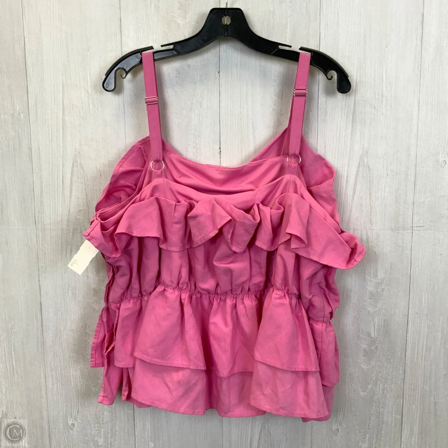 Top Sleeveless By Ashley Stewart In Pink, Size: 1x