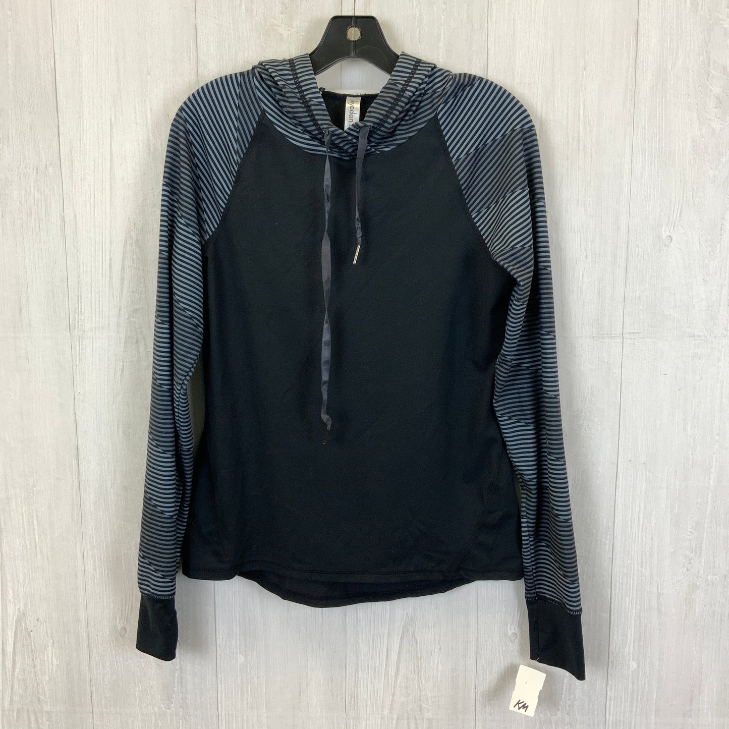 Athletic Sweatshirt Hoodie By Kyodan In Black, Size: S