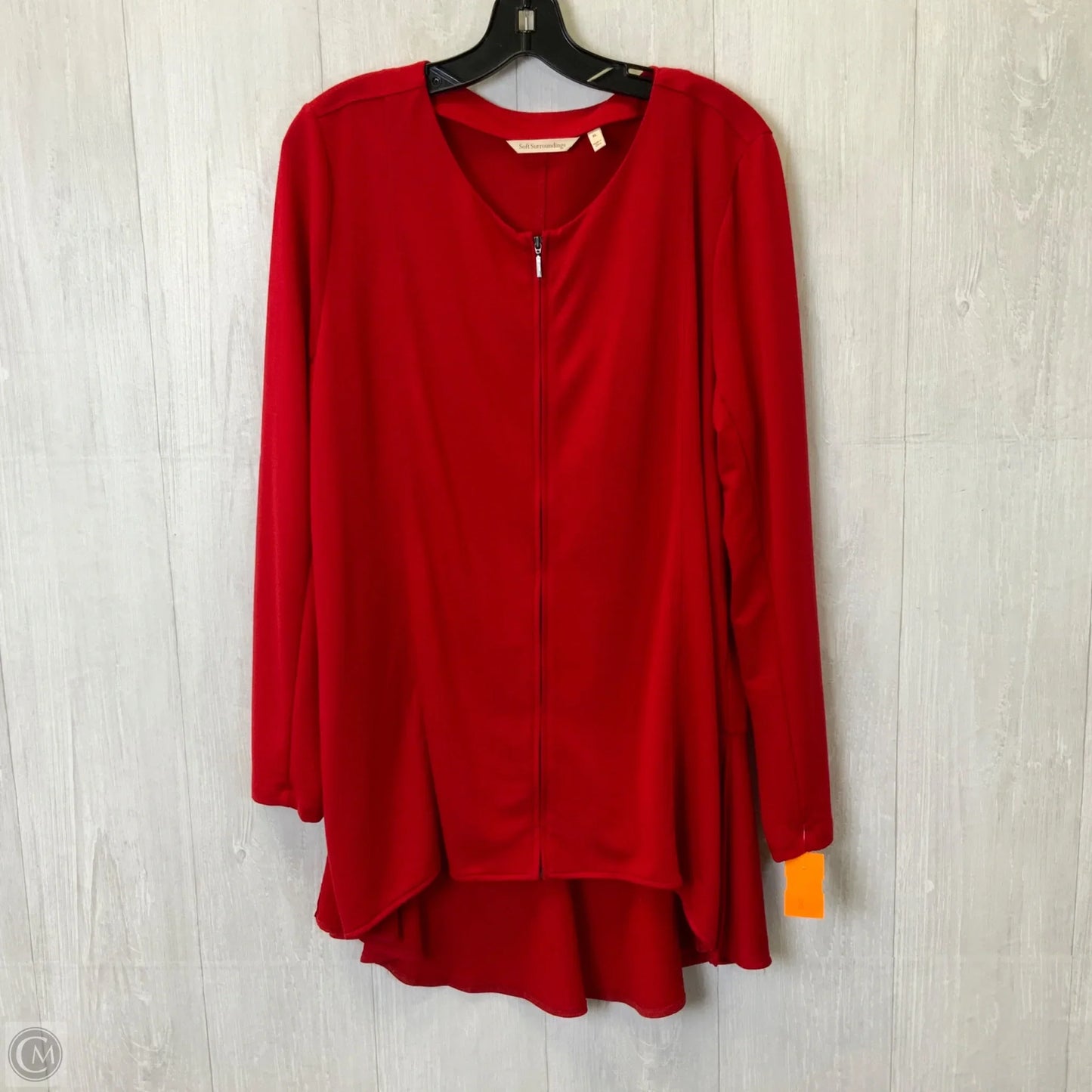 Cardigan By Soft Surroundings In Red, Size: Xl
