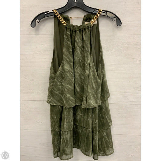 Top Sleeveless By Michael By Michael Kors In Green, Size: L