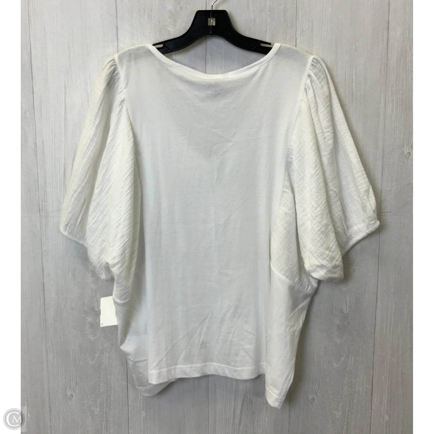 Top Short Sleeve By Nautica In White, Size: Xxl