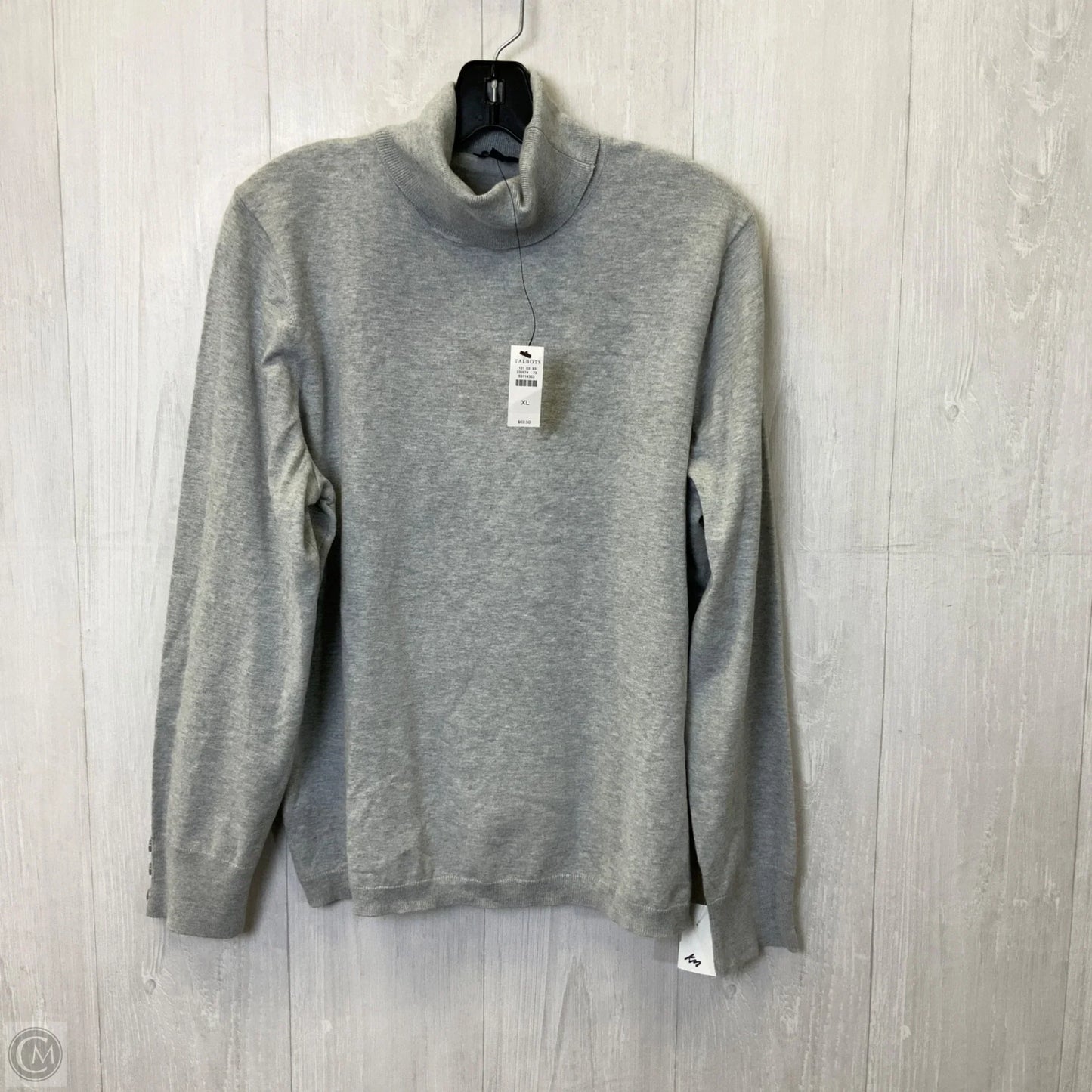 Top Long Sleeve Basic By Coldwater Creek In Grey, Size: Xl