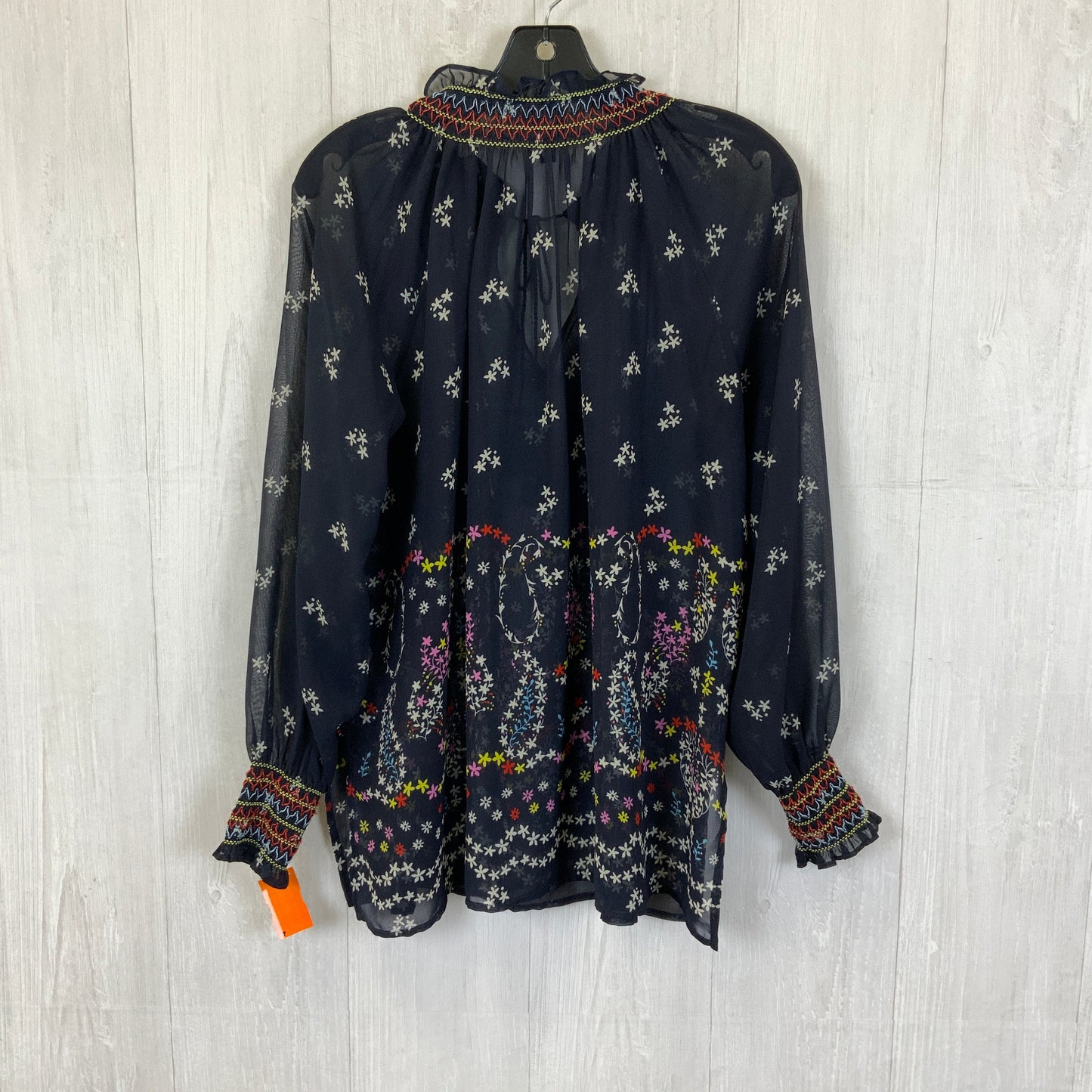 Top Long Sleeve By Cabi In Blue, Size: S