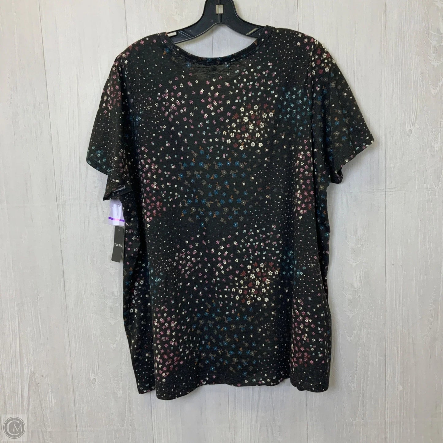 Top Short Sleeve By Torrid In Black, Size: 2x