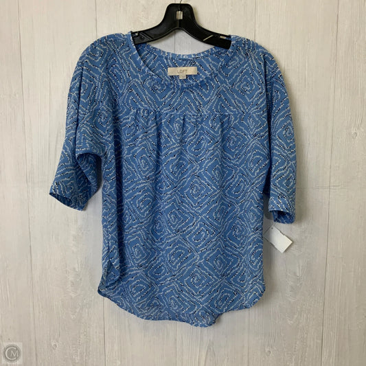Top 3/4 Sleeve By Loft In Multi-colored, Size: Xs