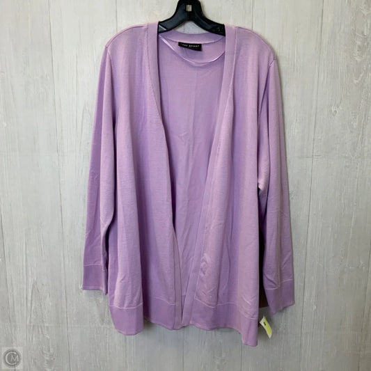 Cardigan By Lane Bryant In Purple, Size: 4x