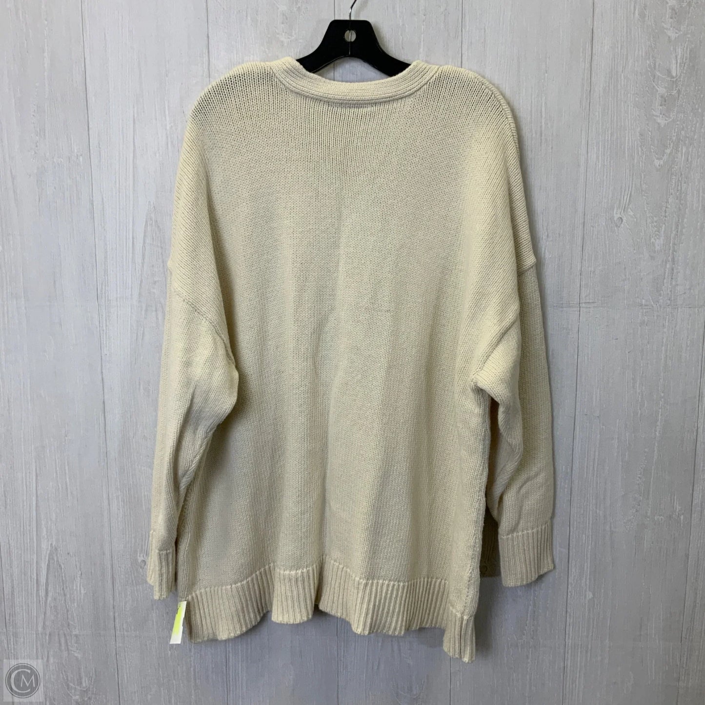 Sweater Cardigan By Lane Bryant In Cream, Size: 4x