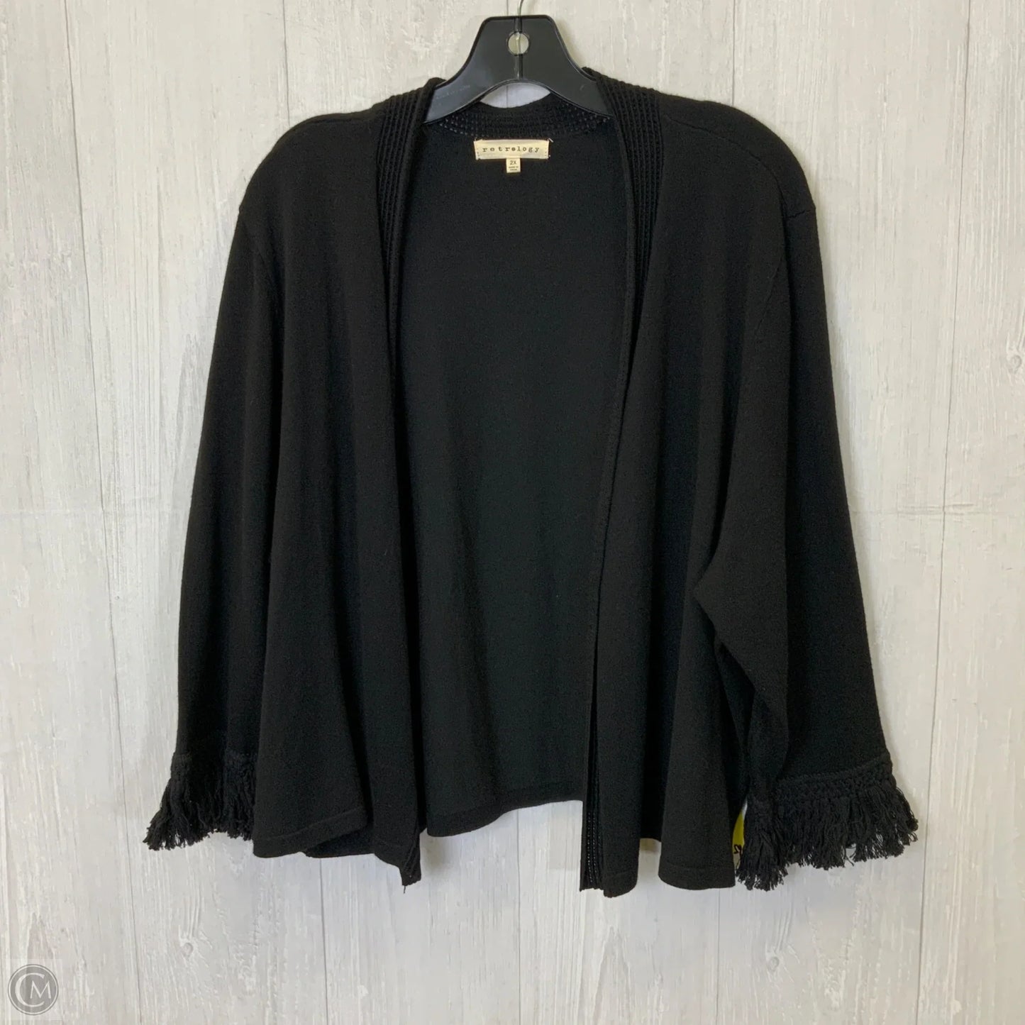 Cardigan By Retrology In Black, Size: 2x
