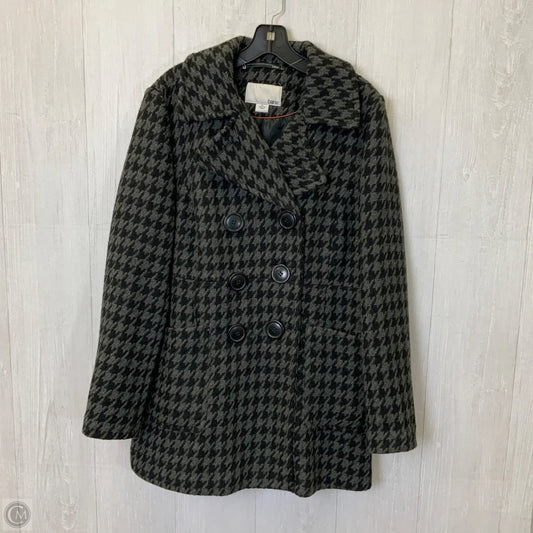 Coat Peacoat By Bar Iii In Black & Grey, Size: Xl