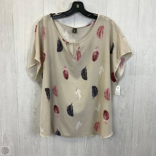 Tunic Sleeveless By Shein In Beige, Size: 3x