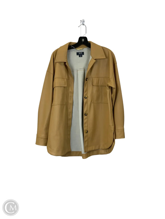 Jacket Leather By Maeve In Brown, Size: Xs