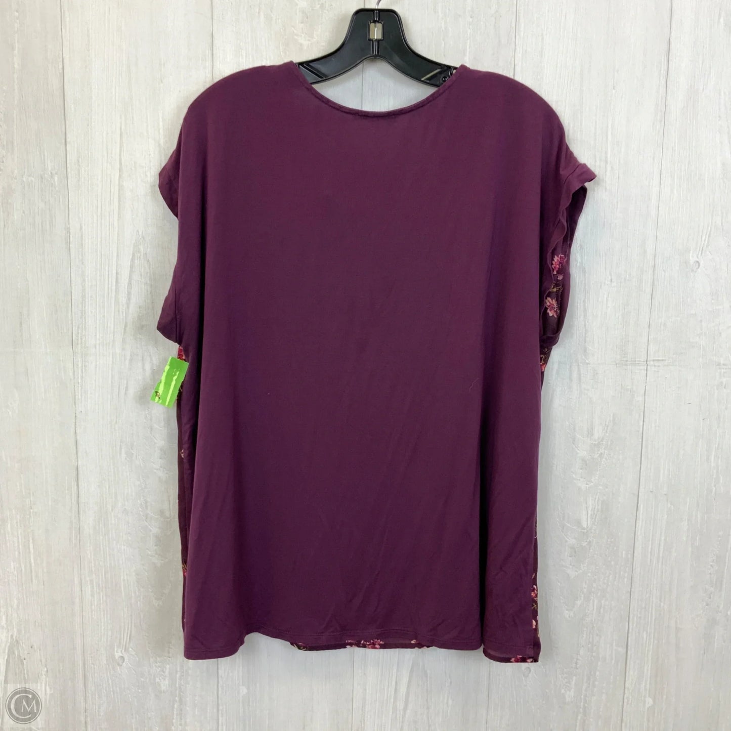 Top Sleeveless By Papermoon In Purple, Size: 1x