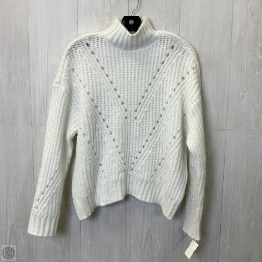 Sweater By Ana In White, Size: M