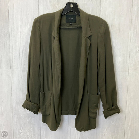 Blazer By Clothes Mentor In Green, Size: Xs