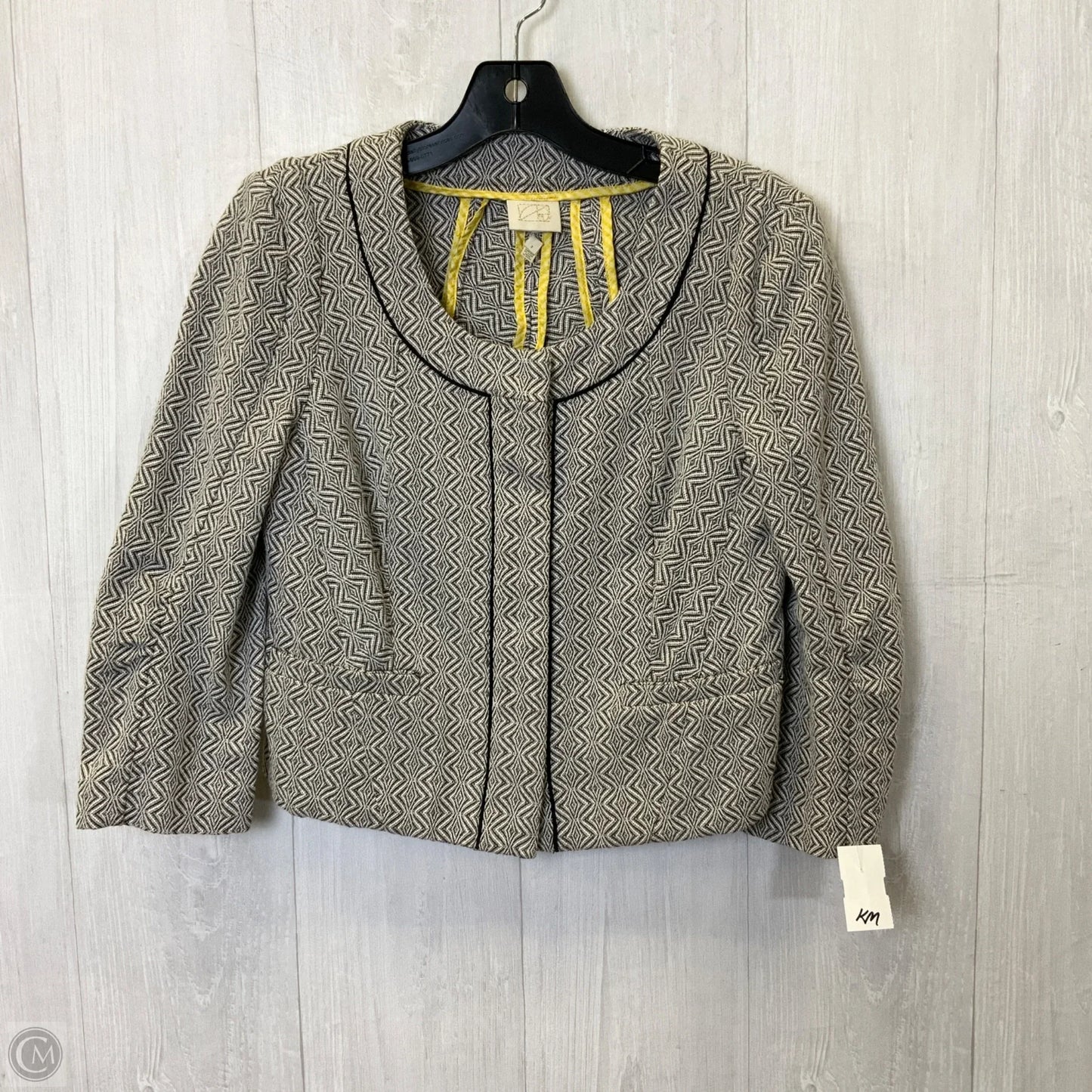 Blazer By Clothes Mentor In Grey, Size: Xs