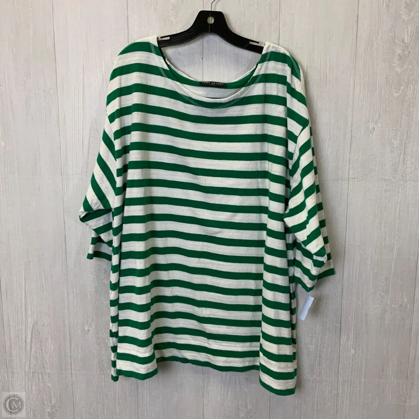 Top Long Sleeve By Lane Bryant In Green, Size: 4x