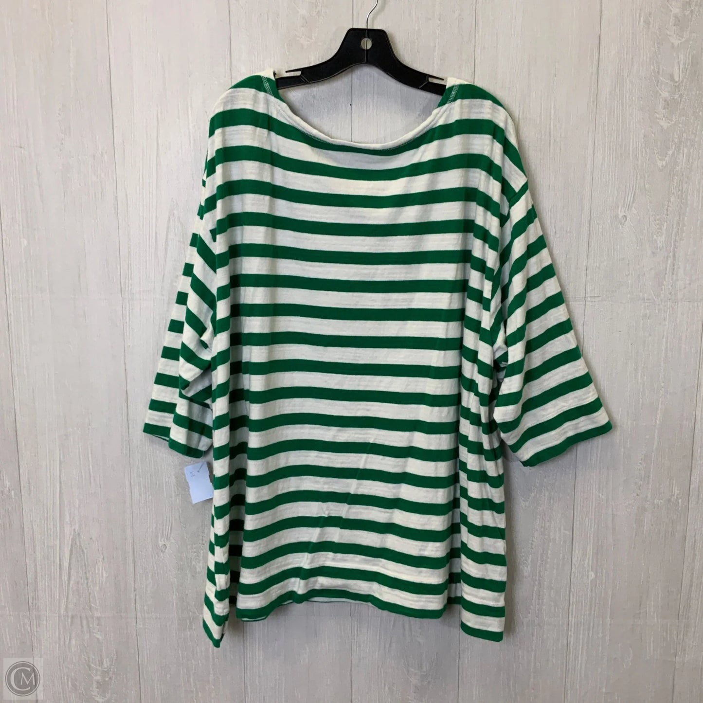 Top Long Sleeve By Lane Bryant In Green, Size: 4x