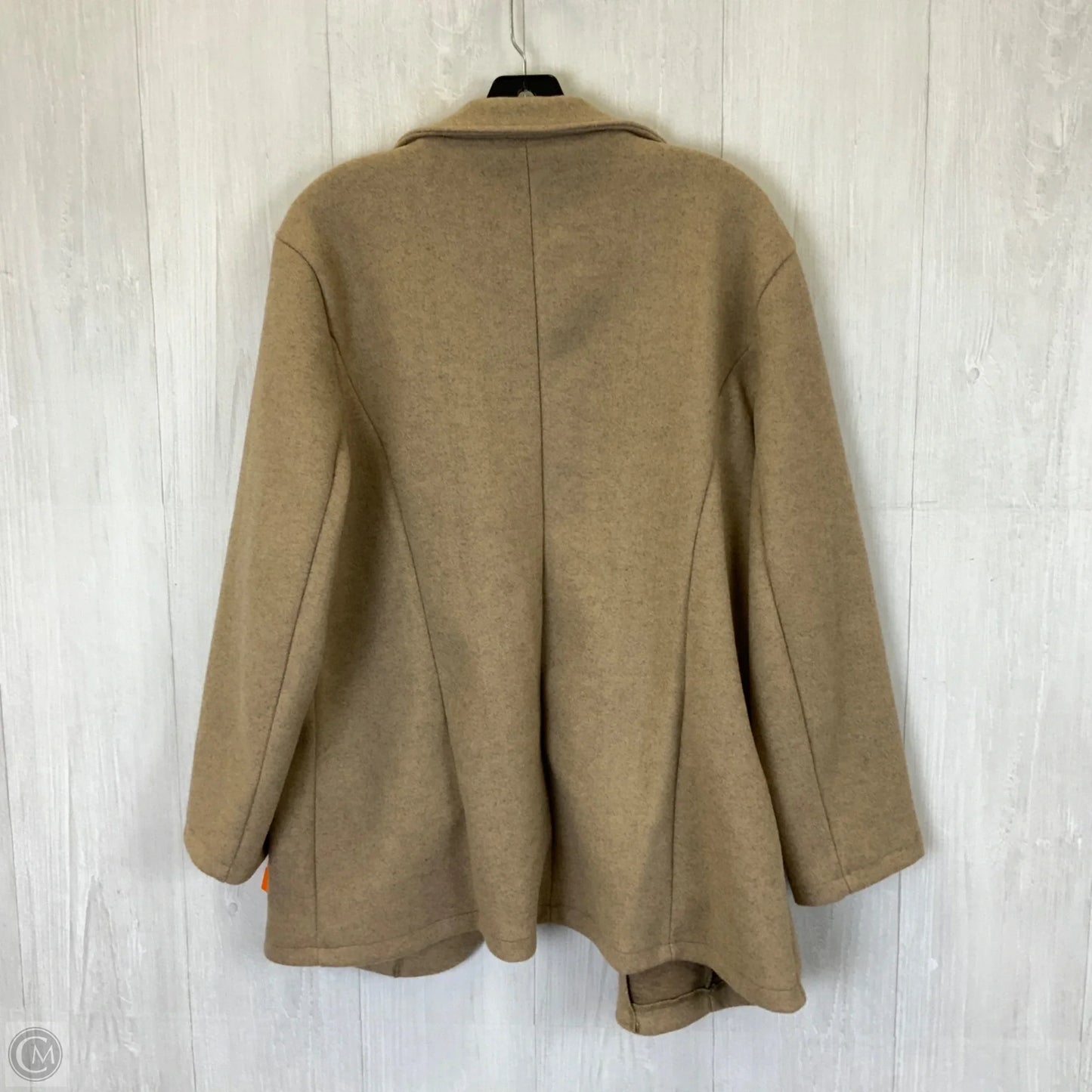 Blazer By Clothes Mentor In Brown, Size: 3x