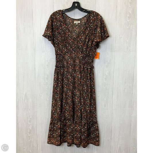 Dress Casual Midi By Max Studio In Black, Size: L