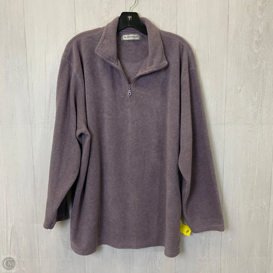Top Long Sleeve By Clothes Mentor In Purple, Size: 1x