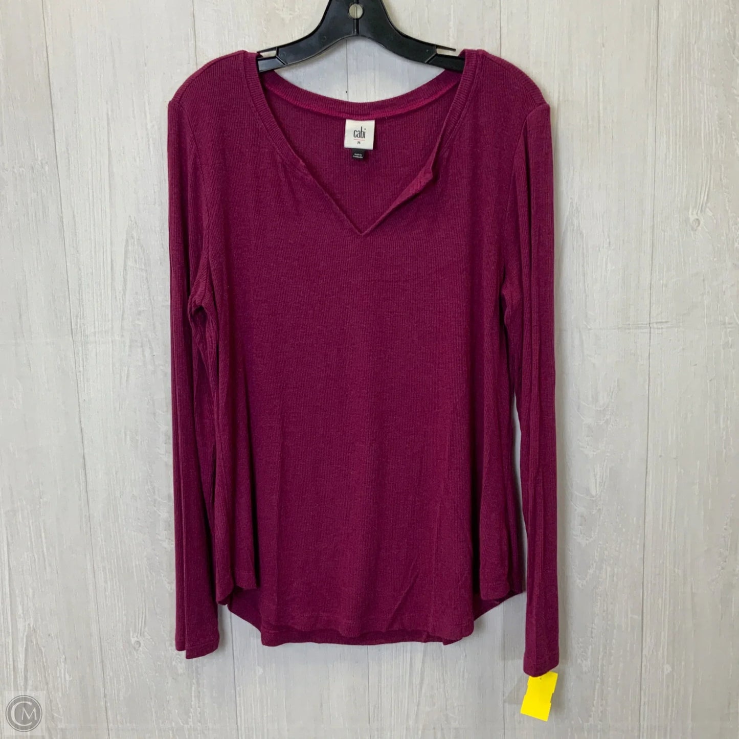 Top Long Sleeve By Cabi In Purple, Size: M